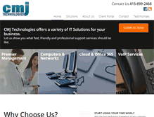 Tablet Screenshot of cmjtechnologies.com